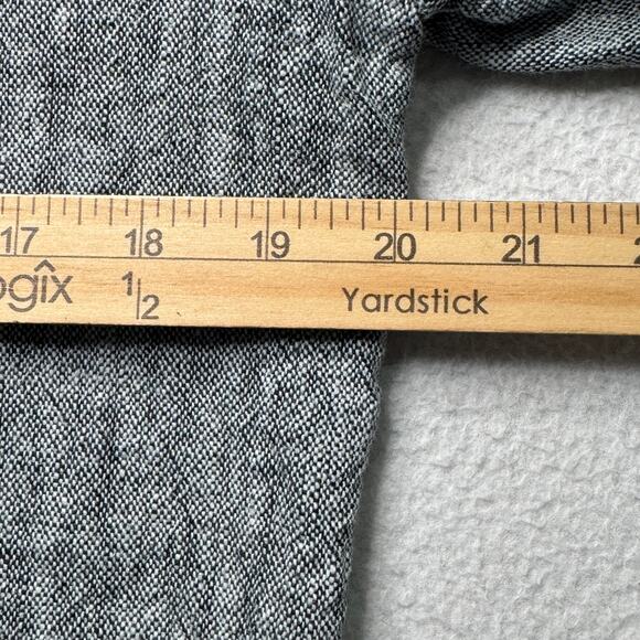 Coldwater Creek Jacket Womens Sz 12 Gray Blazer Linen Blend Long Sleeve Open‎ - Picture 4 of 5